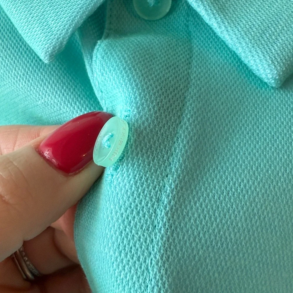 Nike Golf Dri-fit‎ Performance Teal Polo